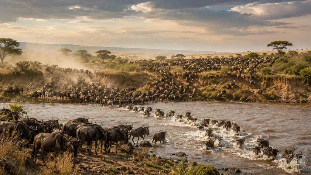 The Great Wildebeest Migration 2026 — Witness Nature's Most Spectacular Journey in the Masai Mara